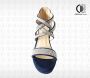 ADRIANA CARRILLO Sandalen op Sleehak Sonrisa Dames YD-9988-9 DARK BLUE - Thumbnail 4