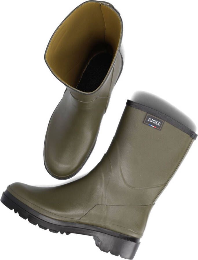 Aigle Bison 2 Kaki Regenlaarzen Groen