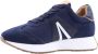 Alexander Smith Blauwe Leren Sneaker Blue Heren - Thumbnail 8