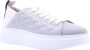 Alexander Smith Grijze Witte Leren Sneaker Gray Dames - Thumbnail 3