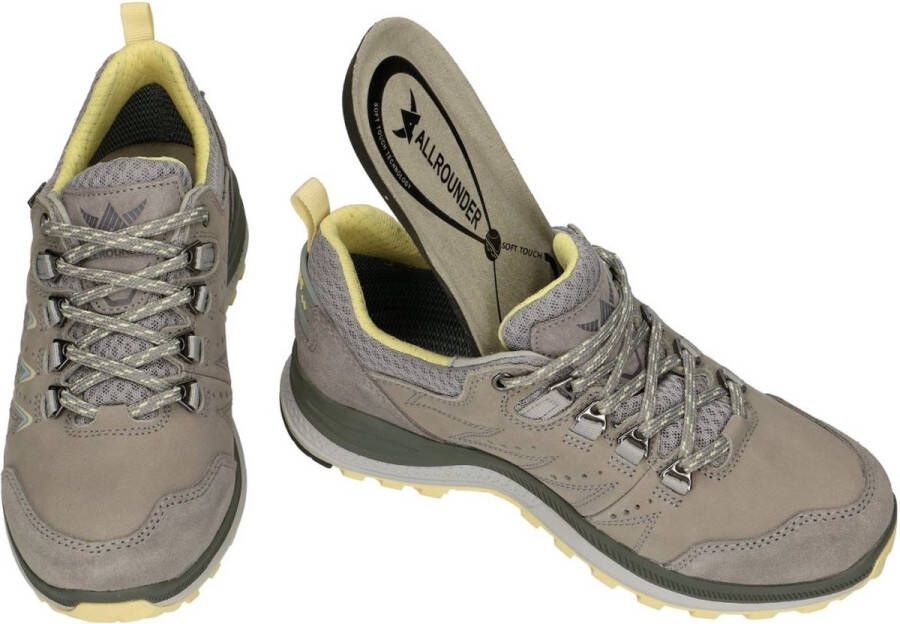 Allrounder -Dames grijs wandelschoenen