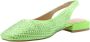 Alma en Pena Peep Toe Peep Heel Green - Thumbnail 4