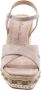 Alma en Pena Glinsterende platte damessandaal Beige Dames - Thumbnail 13