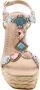 Alma en Pena Glinsterende platte damessandaal Beige Dames - Thumbnail 15