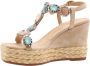 Alma en Pena Glinsterende platte damessandaal Beige Dames - Thumbnail 22