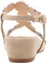 Alma en Pena Glinsterende platte damessandaal Beige Dames - Thumbnail 26