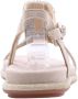 Alma en Pena Glinsterende platte damessandaal Beige Dames - Thumbnail 37