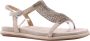 Alma en Pena Glinsterende platte damessandaal Beige Dames - Thumbnail 38