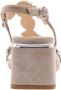 Alma en Pena Glinsterende platte damessandaal Beige Dames - Thumbnail 11