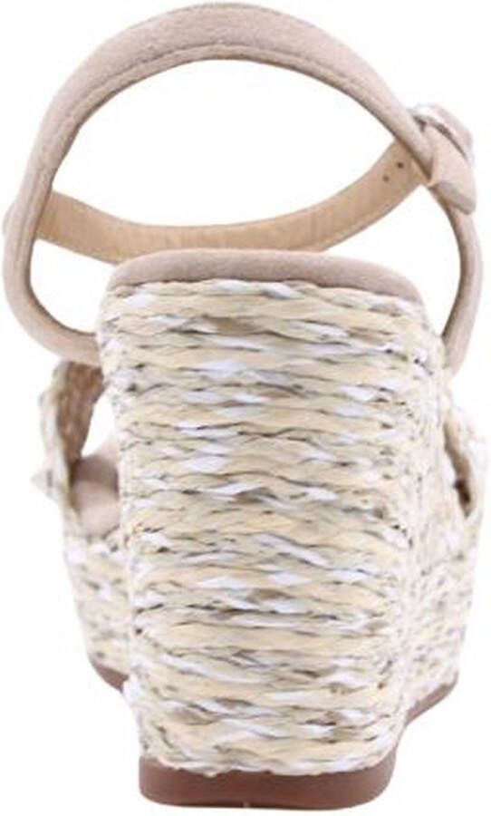 Alma en Pena Glinsterende platte damessandaal Beige Dames - Foto 7