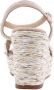 Alma en Pena Glinsterende platte damessandaal Beige Dames - Thumbnail 7