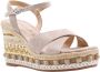 Alma en Pena Glinsterende platte damessandaal Beige Dames - Thumbnail 12