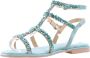 Alma en Pena Sandalen Blauw Dames - Thumbnail 9