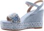 Alma en Pena Sandalen Blauw Dames - Thumbnail 10