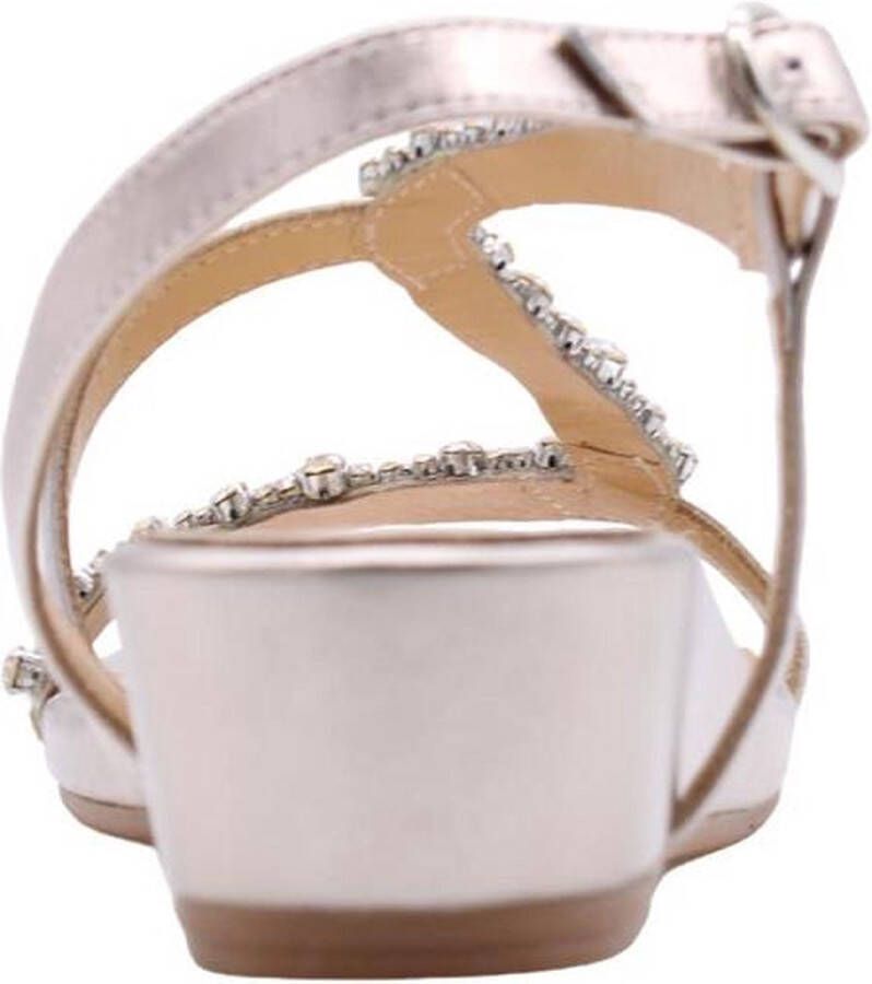 Alma en Pena Gouden Sandalen Elegant Comfortabel Voetbed Beige Dames - Foto 12