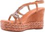 Alma en Pena Flat Sandals Oranje Dames - Thumbnail 11