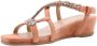 Alma en Pena Flat Sandals Oranje Dames - Thumbnail 6