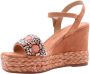 Alma en Pena Flat Sandals Oranje Dames - Thumbnail 9