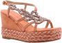 Alma en Pena Flat Sandals Oranje Dames - Thumbnail 10