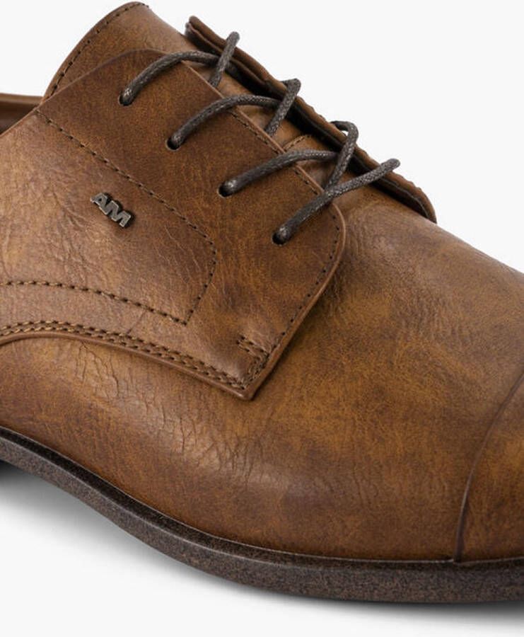 AM shoe Cognac veterschoen