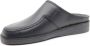 Amako 580 zwarte leren stevige slipper - Thumbnail 3