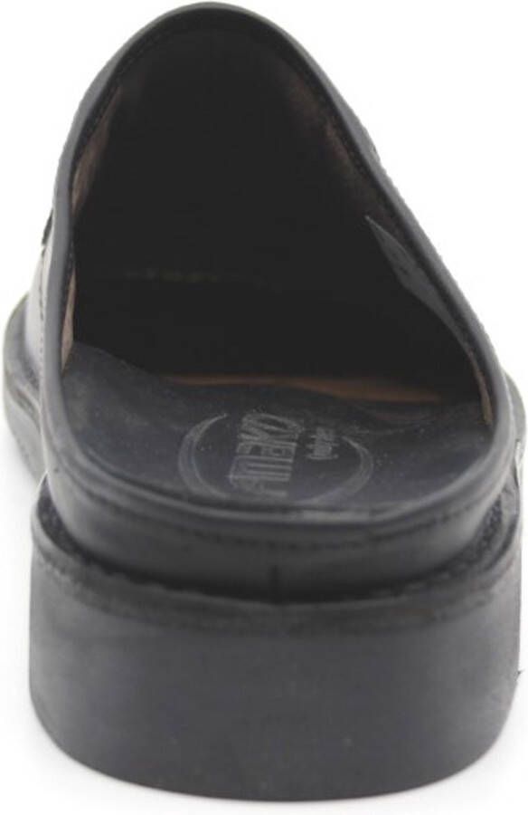 Amako 580 zwarte leren stevige slipper - Foto 5