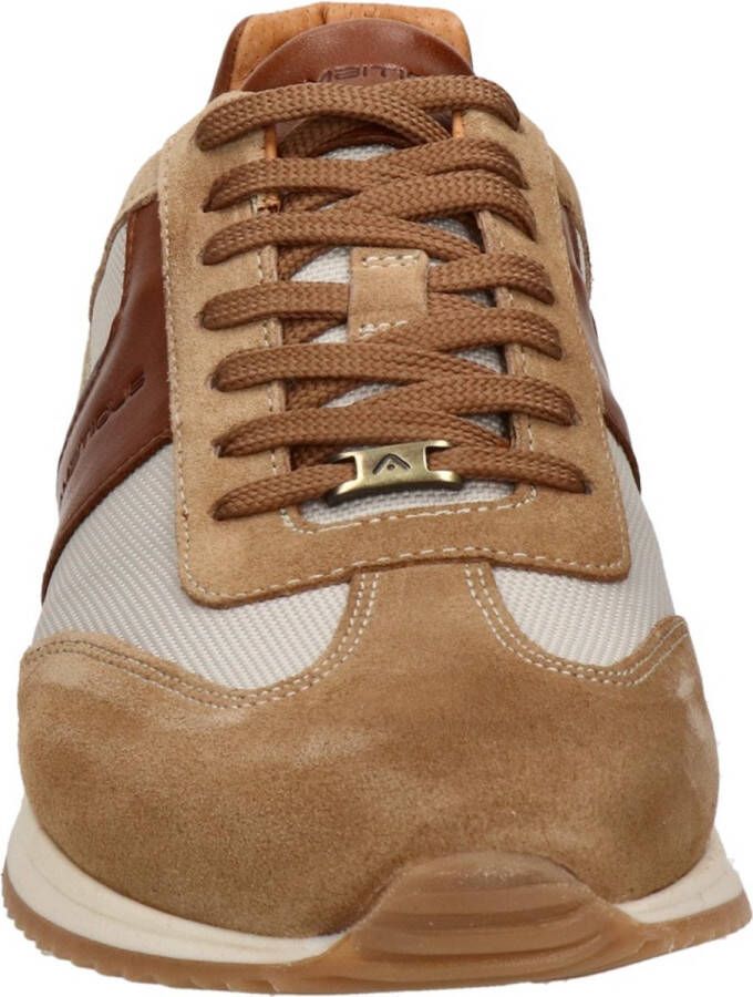AMBITIOUS Heren Sneakers Ambitio Biege camel Sneaker Beige