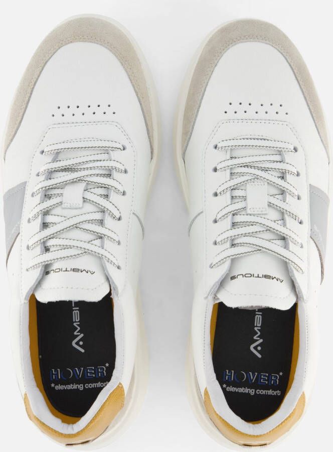 AMBITIOUS Hover Sneakers wit Leer