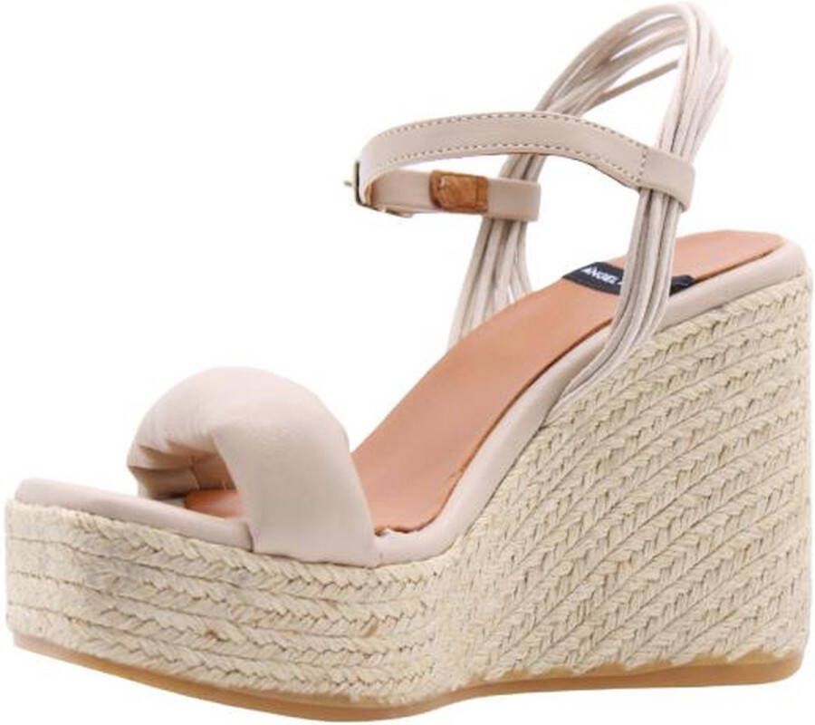 Angel Alarcon Hoge hiel sandalen Beige Dames - Foto 5