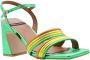 Angel Alarcon Hoge hiel sandalen Green Dames - Thumbnail 13