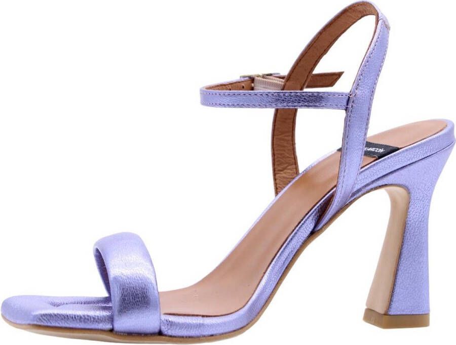 Angel Alarcon Elegant High Heel Sandals Purple Dames - Foto 6
