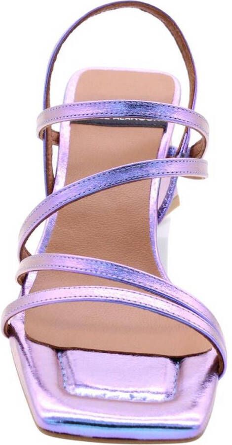 Angel Alarcon Elegant High Heel Sandals Purple Dames - Foto 7