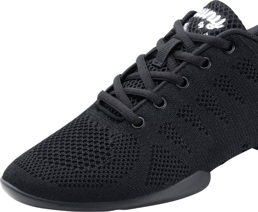 Anna Kern Suny Zwarte Danssneakers Dames 120-bold Salsa Latin Stijldansen