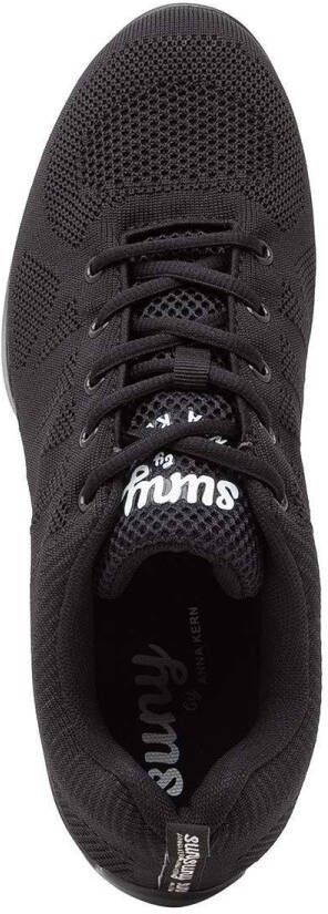 Anna Kern Suny Zwarte Danssneakers Dames 120-bold Salsa Latin Stijldansen