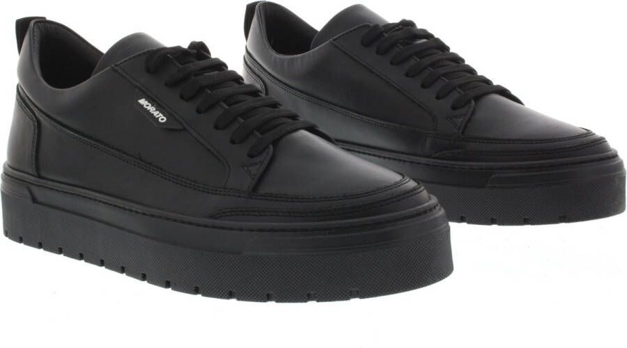 Antony Morato Mmfw01526 Lage sneakers Leren Sneaker Heren Zwart