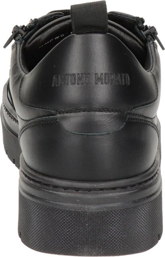 Antony Morato Mmfw01527 Lage sneakers Leren Sneaker Heren Zwart