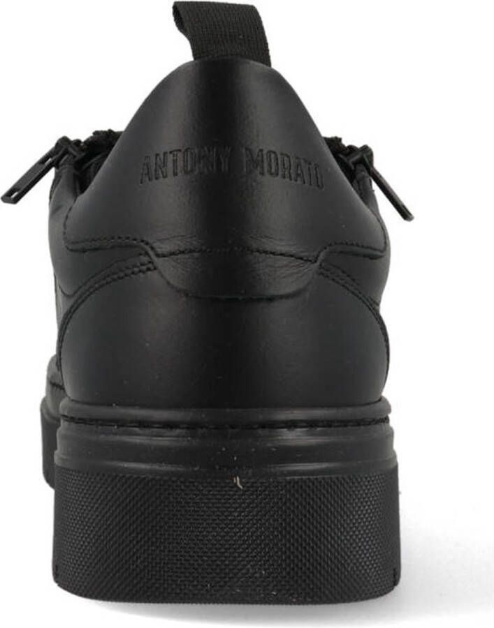 Antony Morato Mmfw01527 Lage sneakers Leren Sneaker Heren Zwart