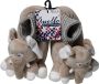 Apollo Dierensloffen Olifant Beige Kindersloffen pantoffels kinderen - Thumbnail 3