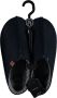 Apollo instappers slippers pantoffels blauw polyester rubber zool sloffen vaderdag - Thumbnail 2