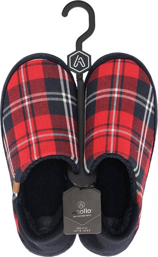 Apollo | Instap Pantoffel heren | Omvouwbaar Hielstuk | Multi Navy - Foto 3