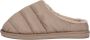 Apollo Instap Pantoffels Dames Gewatteerd Taupe Pantoffels dames - Thumbnail 2