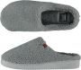 Apollo Heren instap slippers pantoffels teddy wol grijs - Thumbnail 2