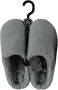 Apollo Heren instap slippers pantoffels teddy wol grijs - Thumbnail 3