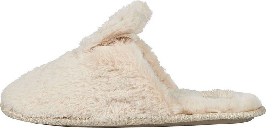 Apollo Pantoffels dames Beige Bunny Pantoffels dames Sloffen dames Pantoffels dames