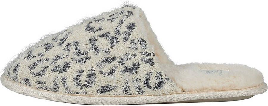 Apollo Pantoffels dames Beige Gebreide Pantoffels Sloffen dames Pantoffels dames