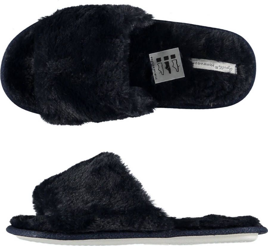 Apollo Pantoffels dames Blauw Pantoffel Slipper Sloffen dames Sloffen dames