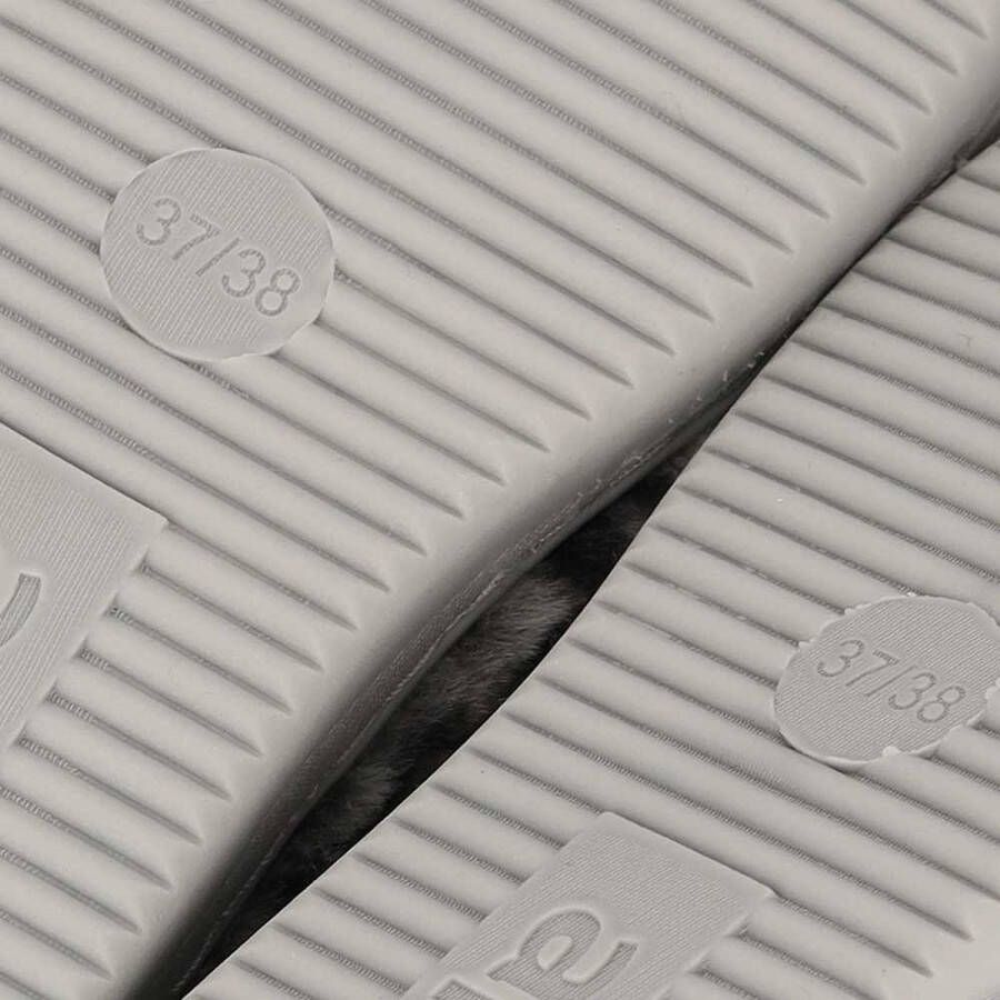 Apollo Pantoffels dames Licht Grijs Zachte rand Sloffen dames Pantoffels dames