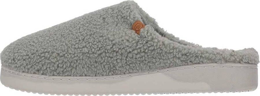 Apollo Pantoffels heren Grijs Teddy Wol Sloffen heren Pantoffels heren Sloffen heren