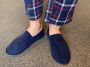 Apollo Pantoffels Heren Sloffen Rib Blauw - Thumbnail 3