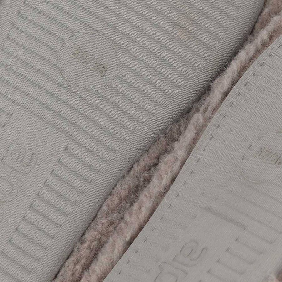 Apollo Sloffen dames Mules Grijs Teddy Wol Pantoffels dames Sloffen dames Pantoffels dames Sloffen dames